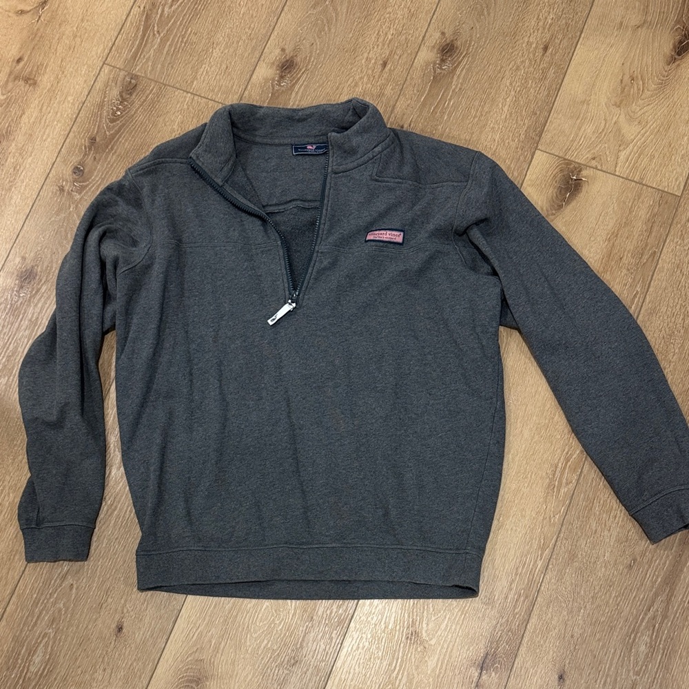 Vineyard Vines Men's Charcoal Zip-Up